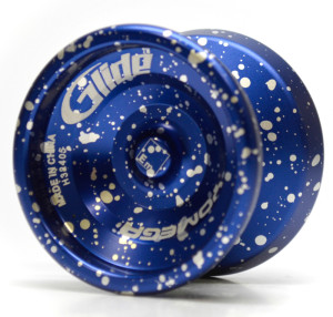 Blue and Silver Speckled Yomega Glide