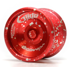 Red and Silver Speckled Yomega Glide